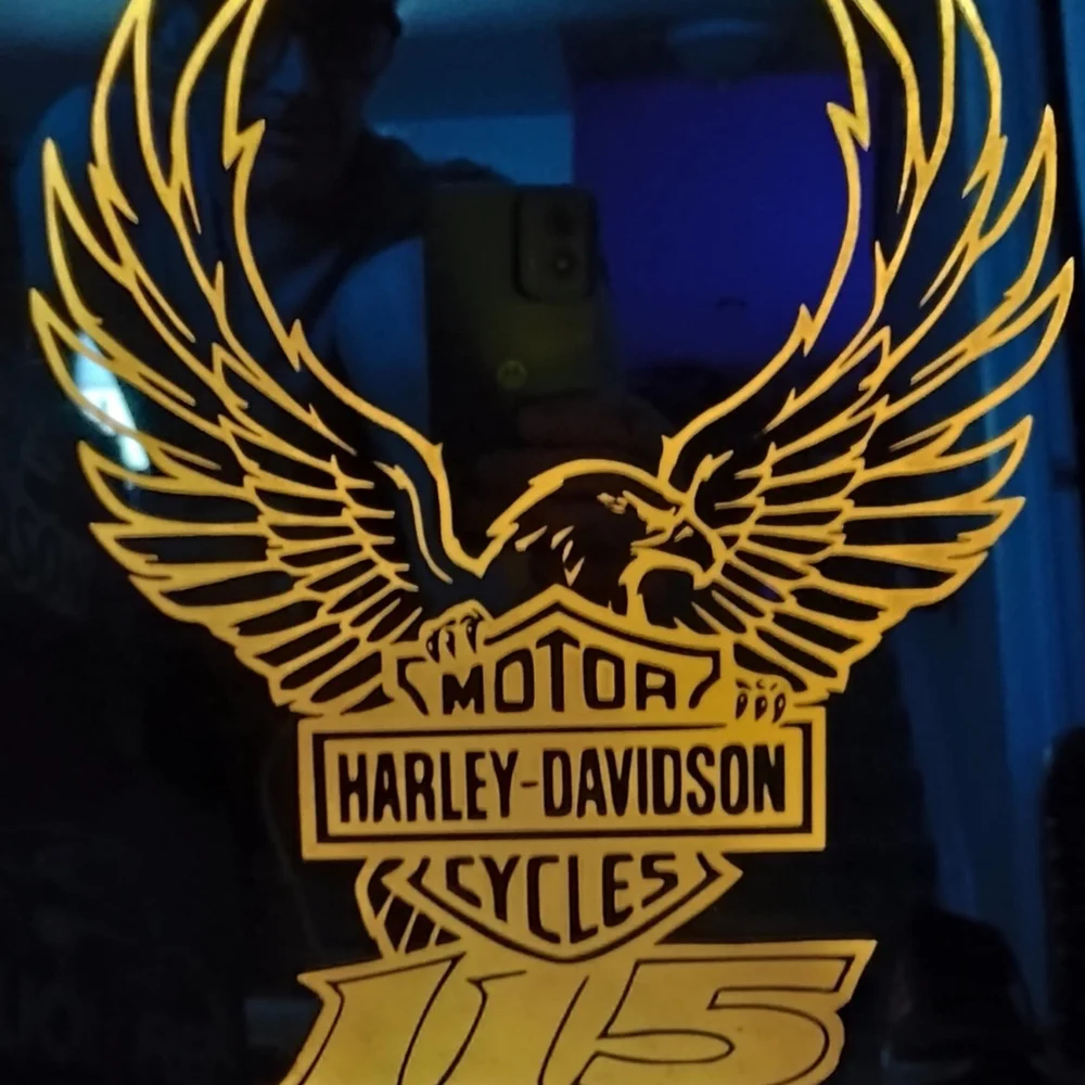 Harley-Davidson LED Mirror1